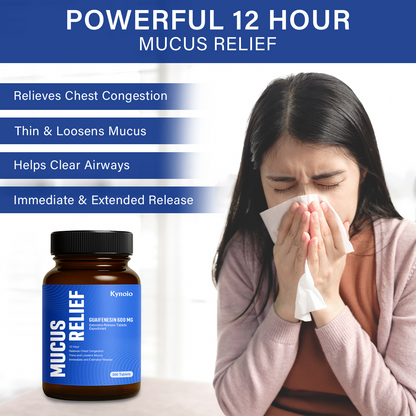 Mucus Relief (guaifenesin 600 mg), 200 ct