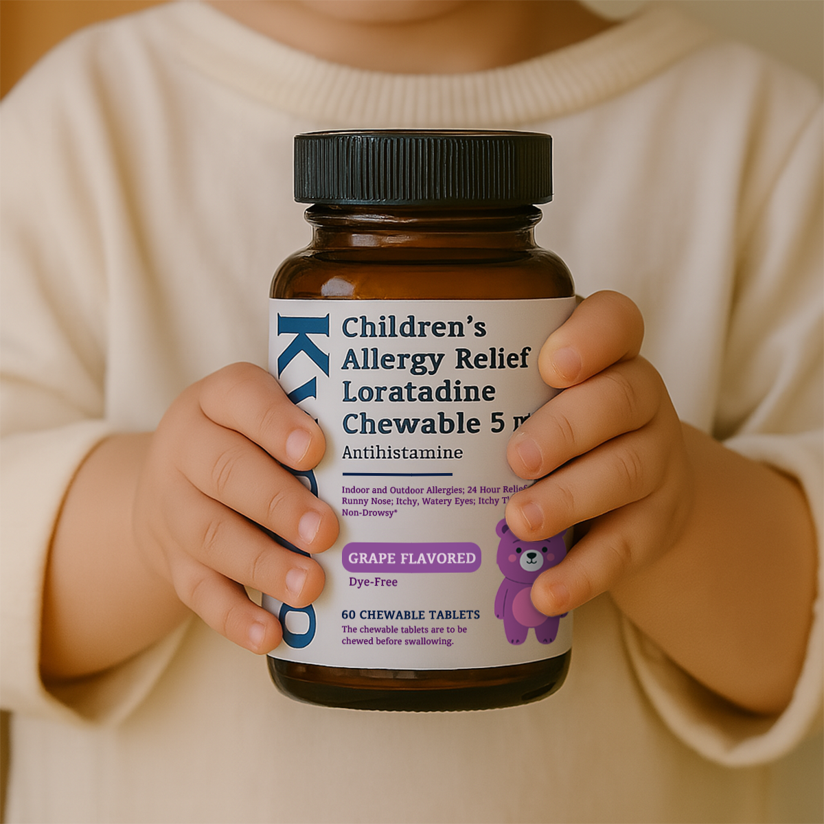 Children’s Allergy Relief (loratadine 5 mg), 60 ct